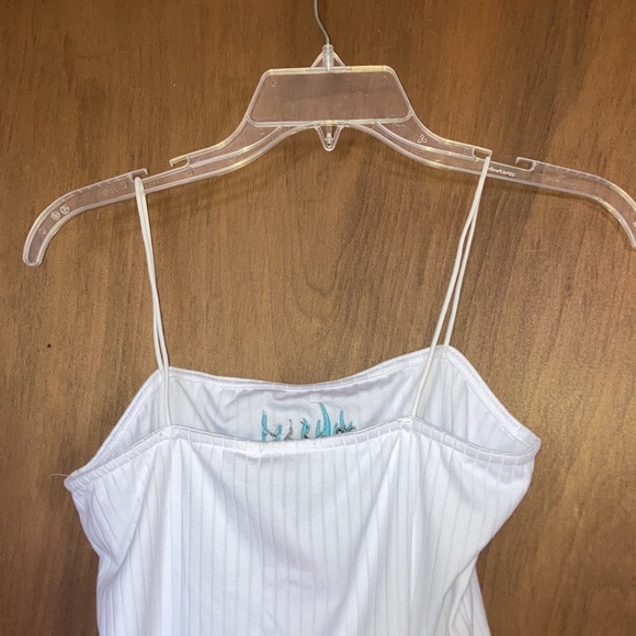 Relisted Rue21 top embroidered baddie butterfly white ribbed top casual summer - Picture 6 of 12